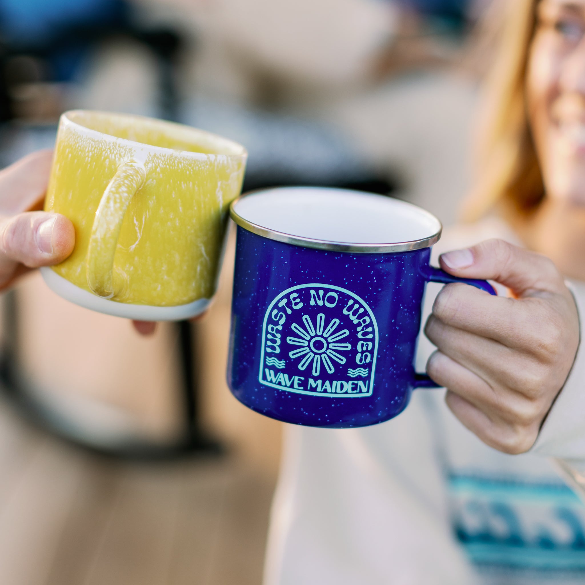 Blue Campfire Mug