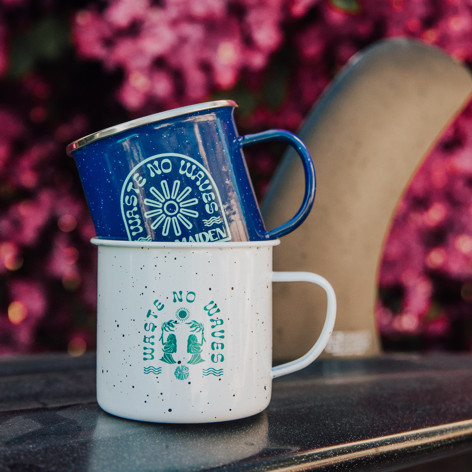 White Campfire Mug