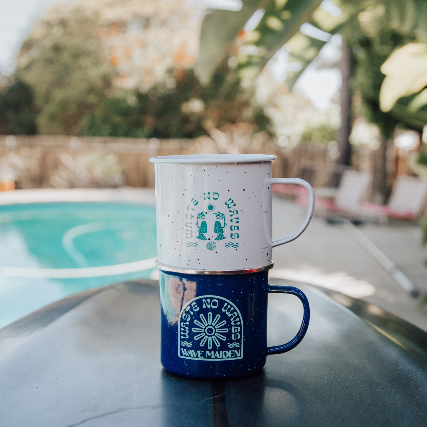 White Campfire Mug